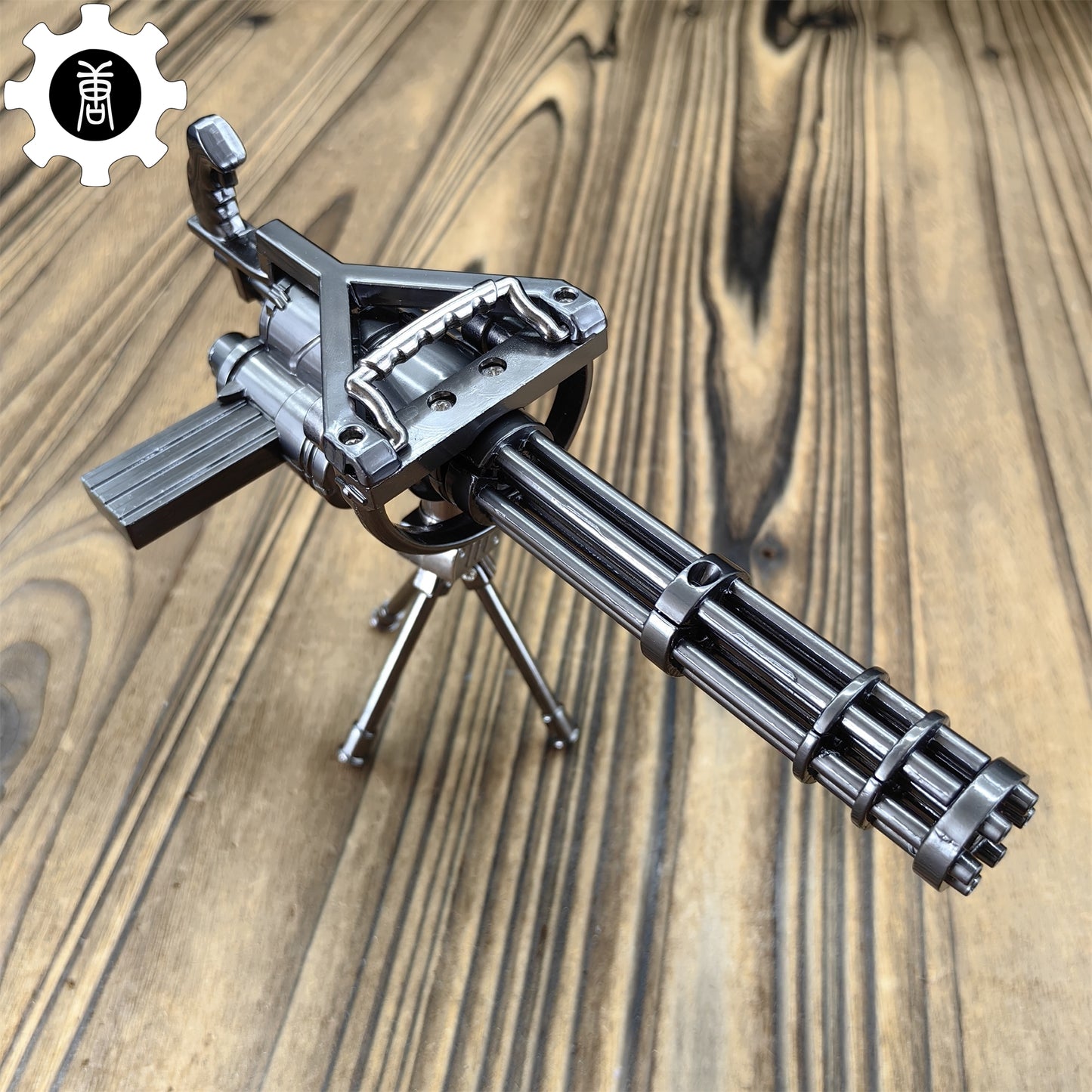Metal Gatling Submachine Mini Gun Military Collection