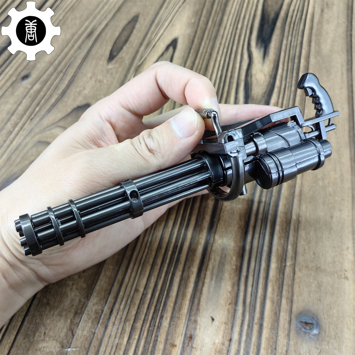 Metal Gatling Submachine Mini Gun Military Collection