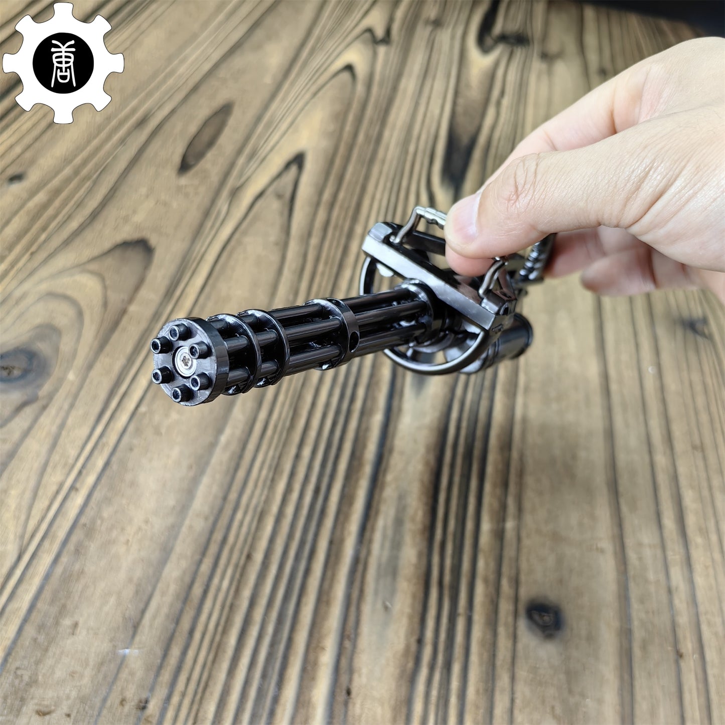 Metal Gatling Submachine Mini Gun Military Collection