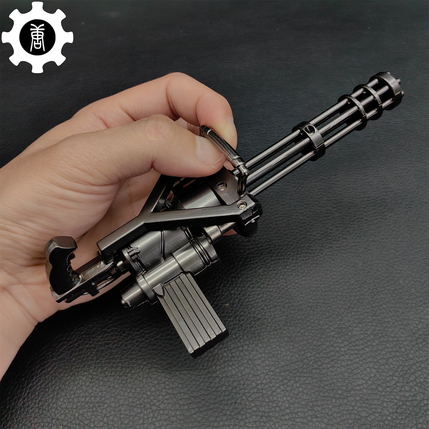 Metal Gatling Submachine Mini Gun Military Collection