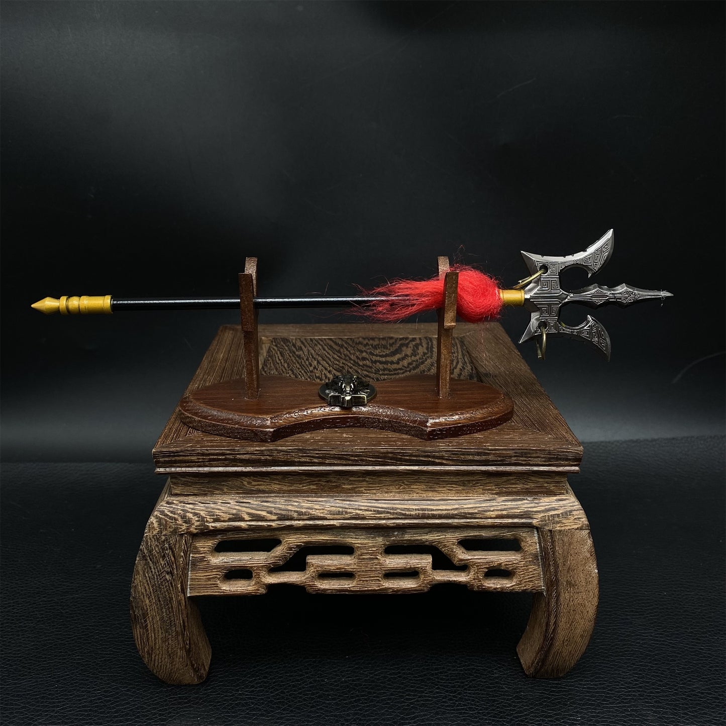 Chinese Anime Nezha 2 General Shark Trident Metal Replica