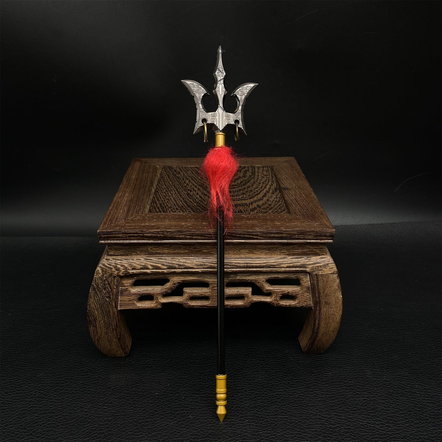 Chinese Anime Nezha 2 General Shark Trident Metal Replica