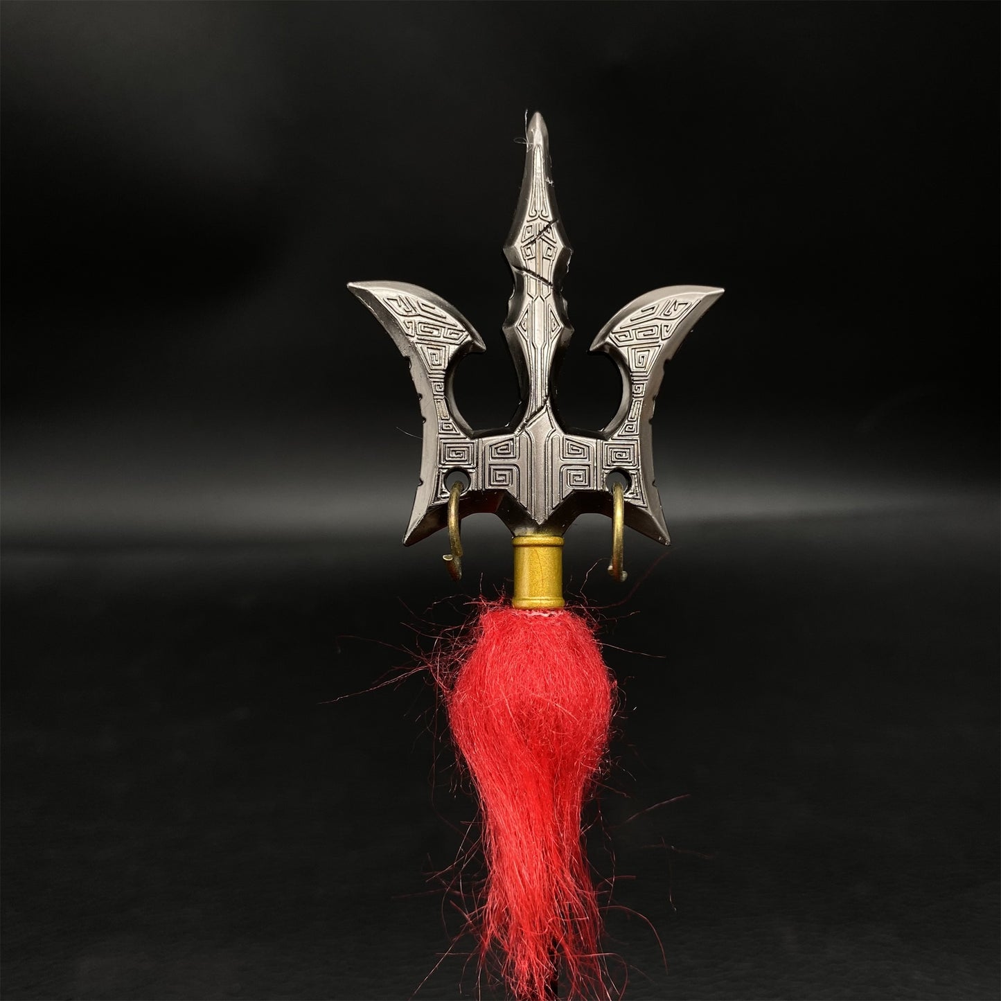 Chinese Anime Nezha 2 General Shark Trident Metal Replica