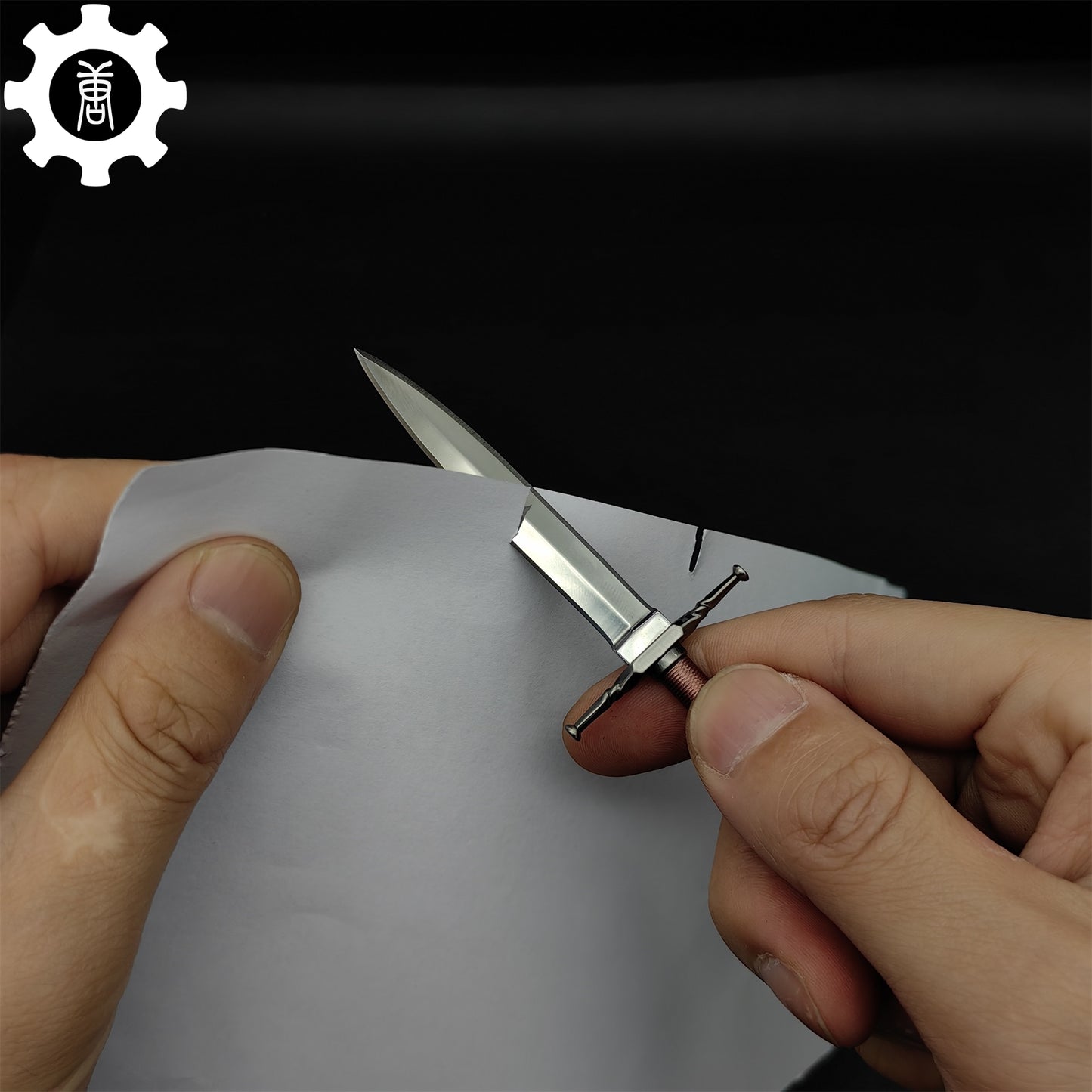 Geralt Steel Sword Mini Metal Replica EDC Knife