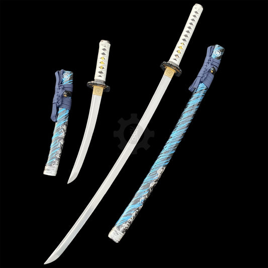 Lord Jin Sakai Katana Wakizashi Carbon Steel Version