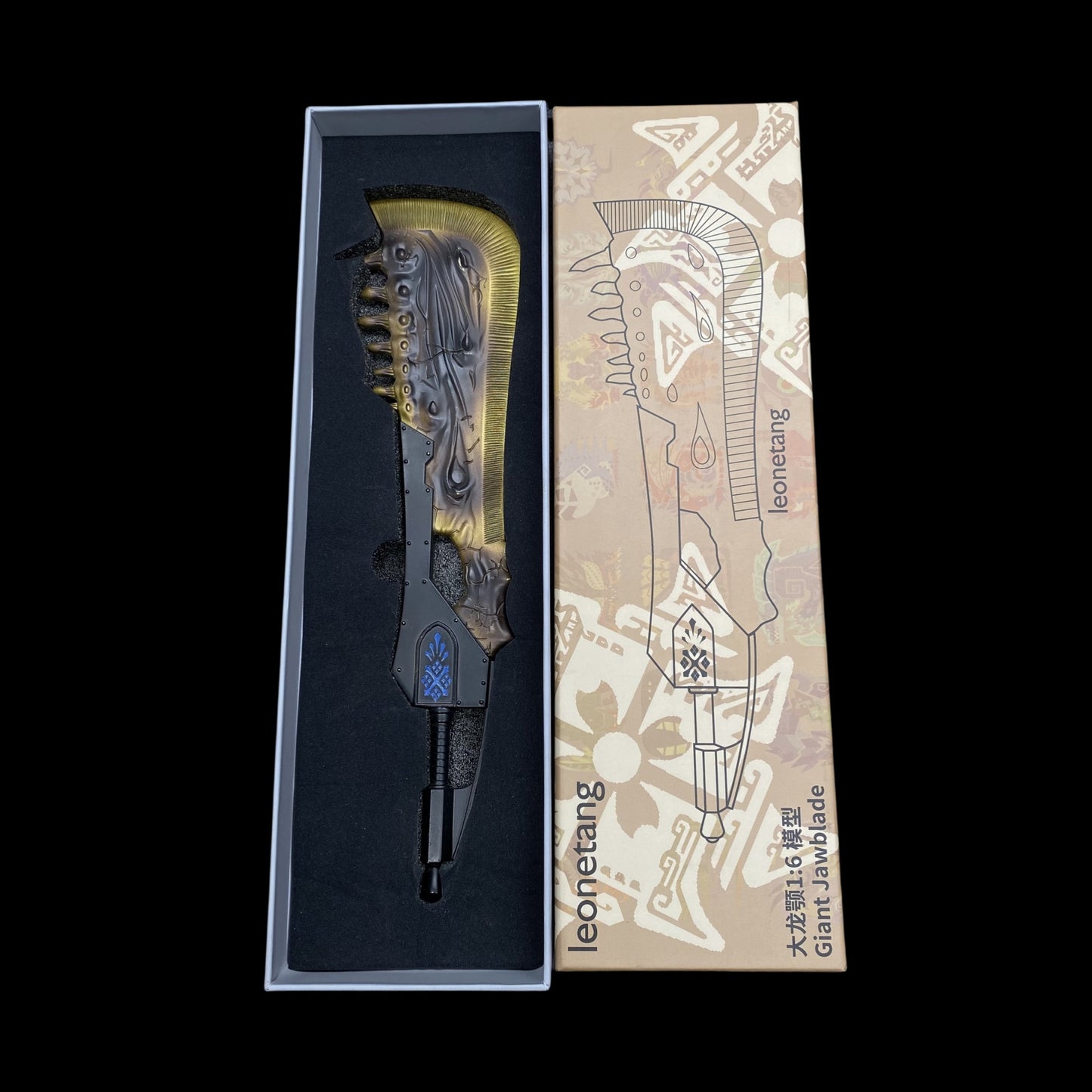 1/6 Scale MH Giant JawBlade Great Sword Metal Miniature
