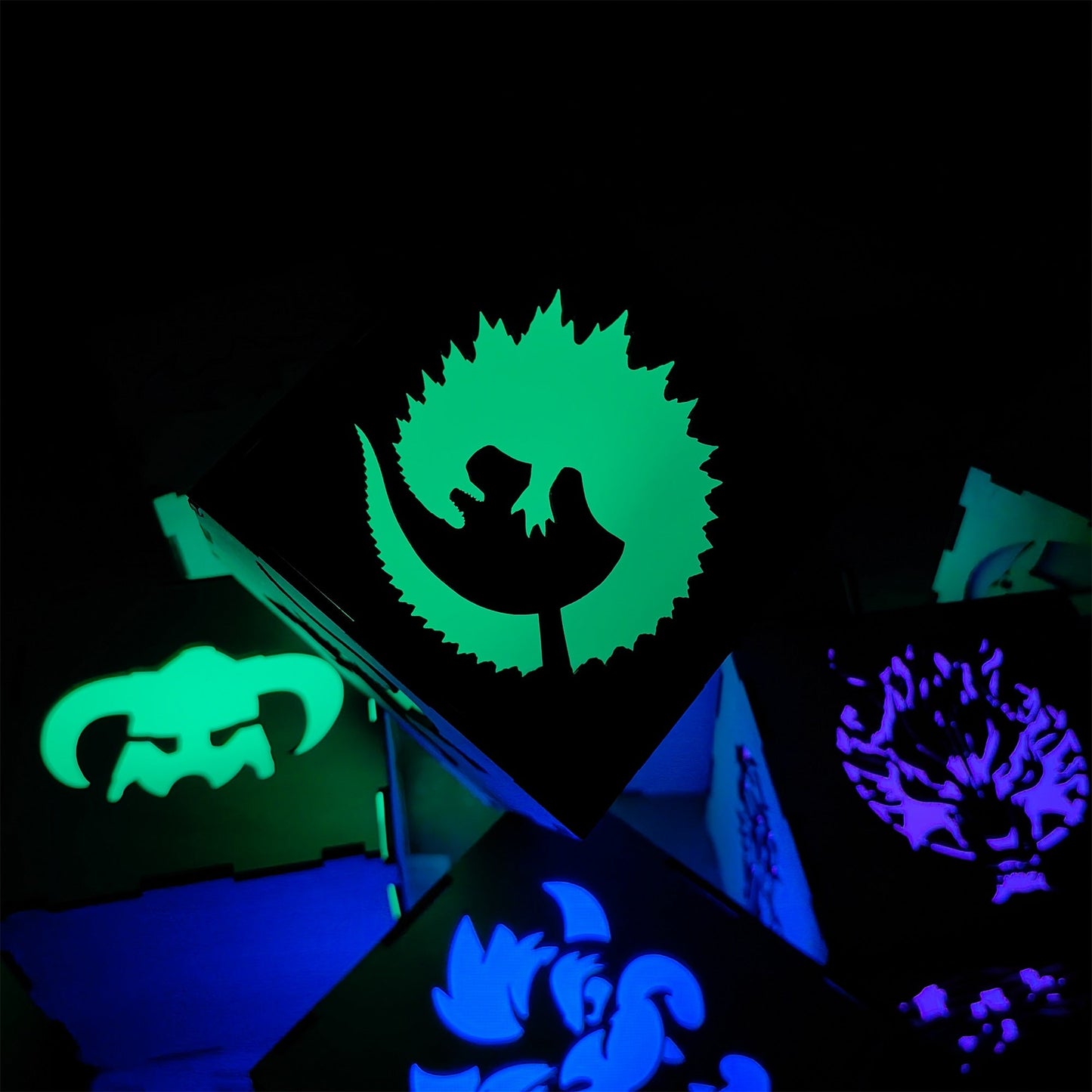 Godzilla Monster Inspired Neon Night Light
