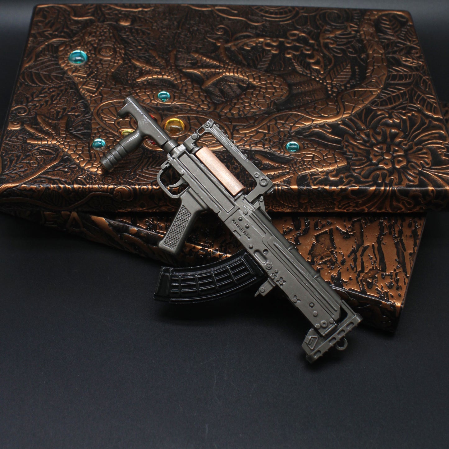OTs-14 Groza Miniature Metal Gun Model Alloy Gun 17CM/6.9"