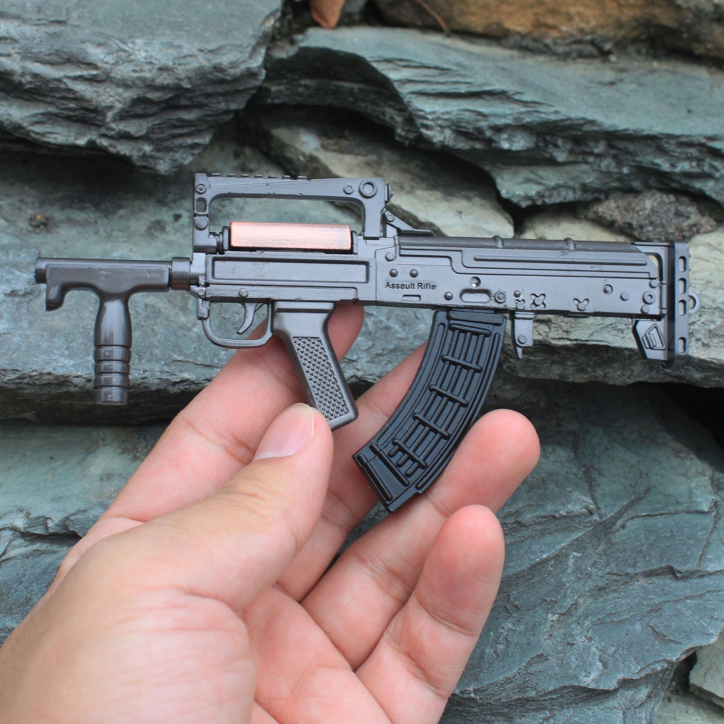OTs-14 Groza Miniature Metal Gun Model Alloy Gun 17CM/6.9"