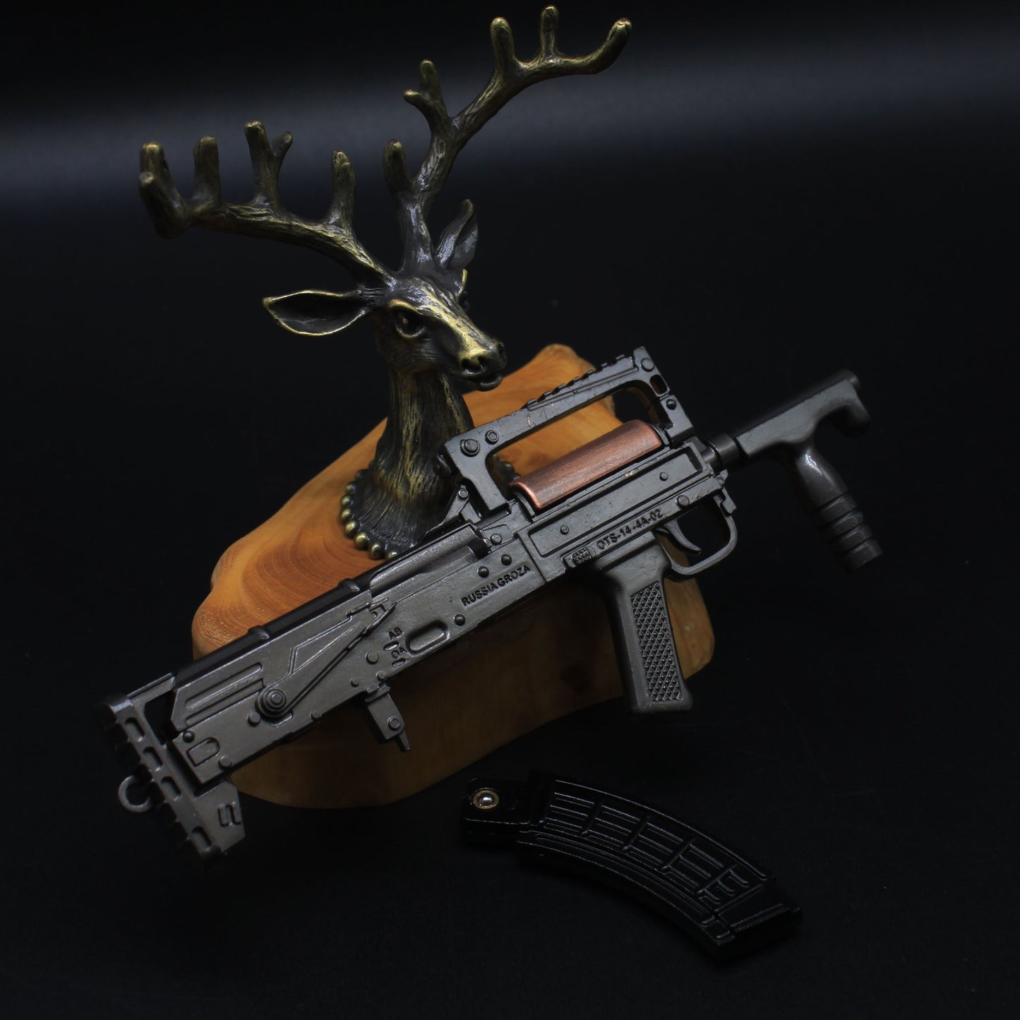 OTs-14 Groza Miniature Metal Gun Model Alloy Gun 17CM/6.9"