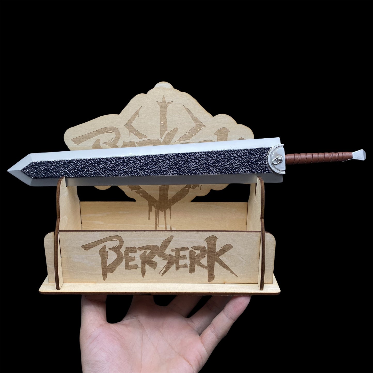 Anime Weapon Guts Sword Dragon Slayer Replica With Stand