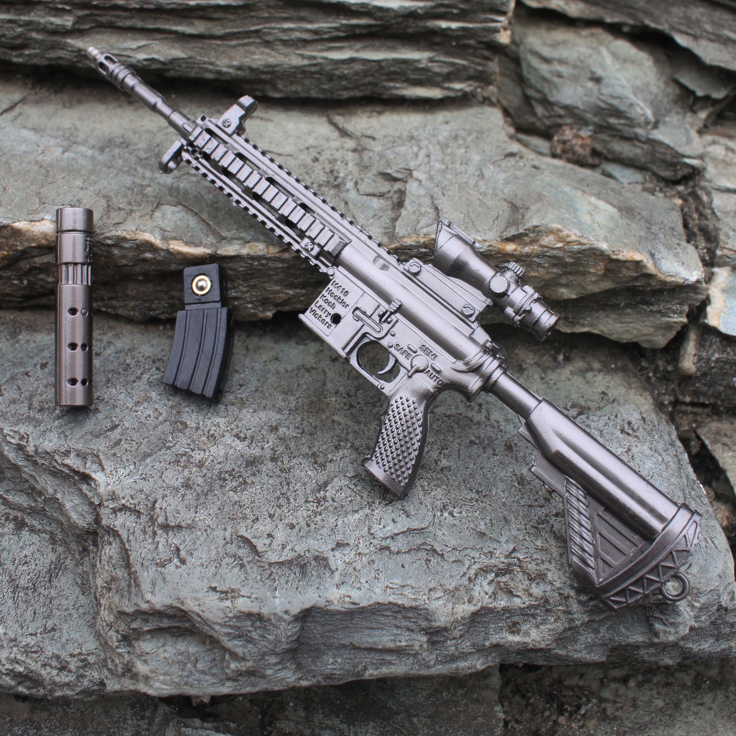 HK416 Metal Miniature Gun