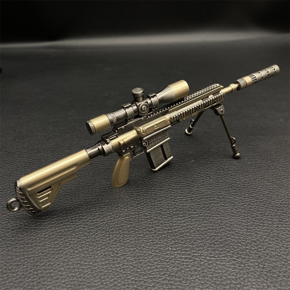Miniature Metal HK417 Rifle 16.5CM/6.4"