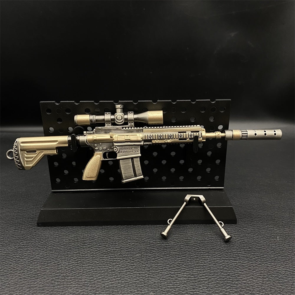 Miniature Metal HK417 Rifle 16.5CM/6.4"
