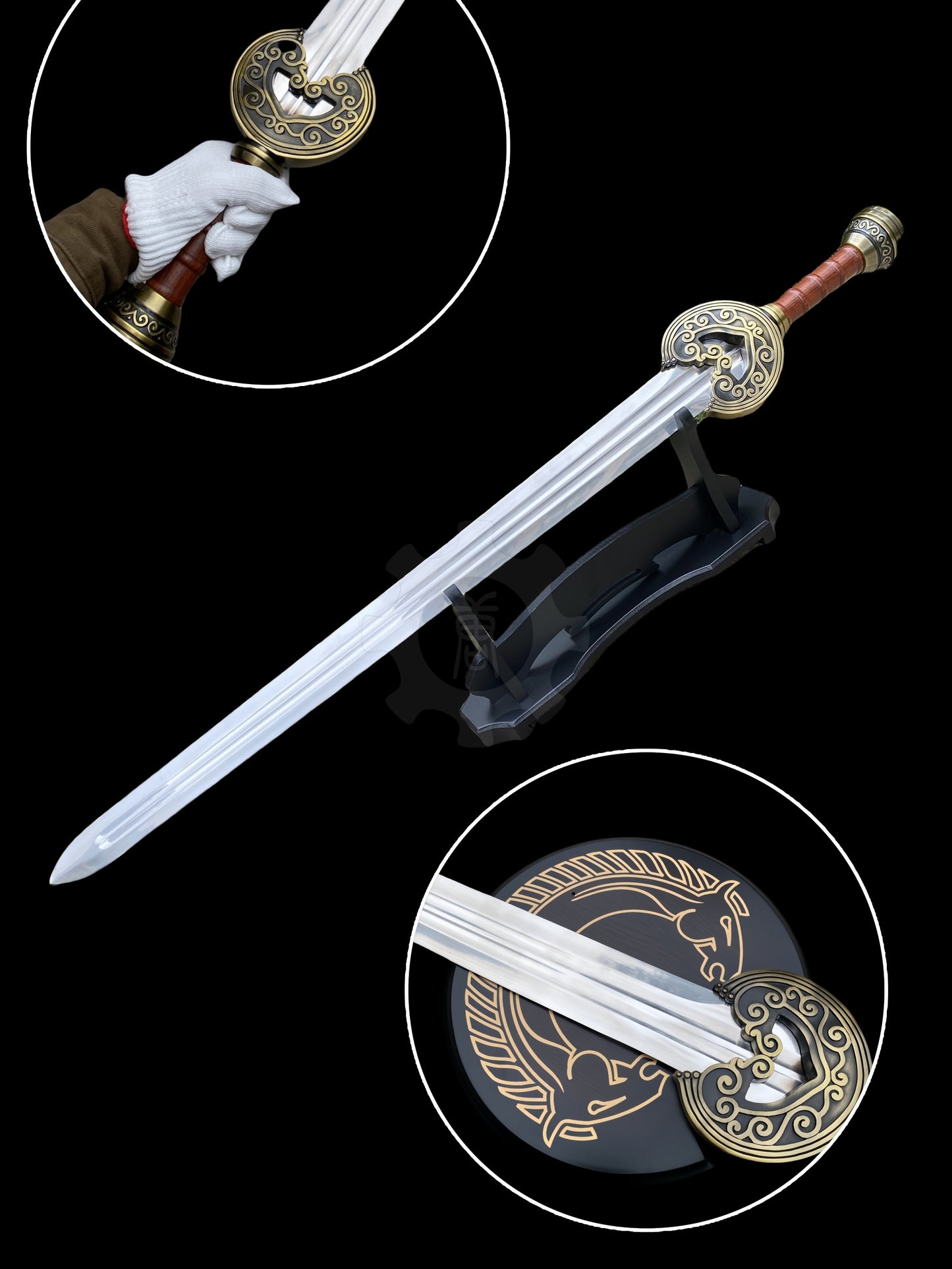 IRL Herrugrim Sword Of King Rohan Metal Replica