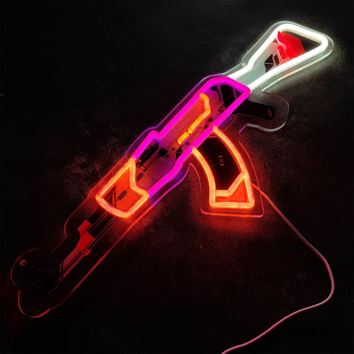 AK47Asiimov Rifle Neon Light Wall Decor