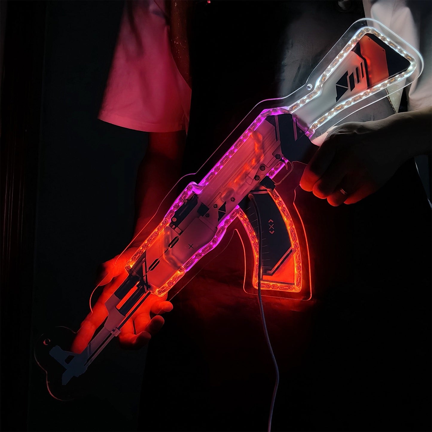 AK47Asiimov Rifle Neon Light Wall Decor