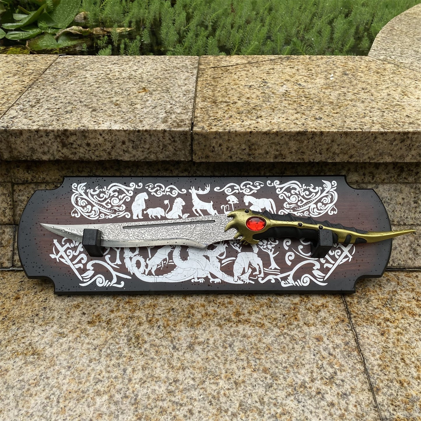 Arya Stark Catspaw Dagger 1:1 Replica With Display Plate