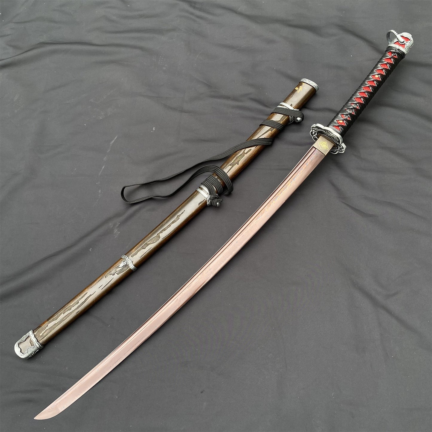 Life-Size Damascus Steel Gracious Gift of Tears Katana