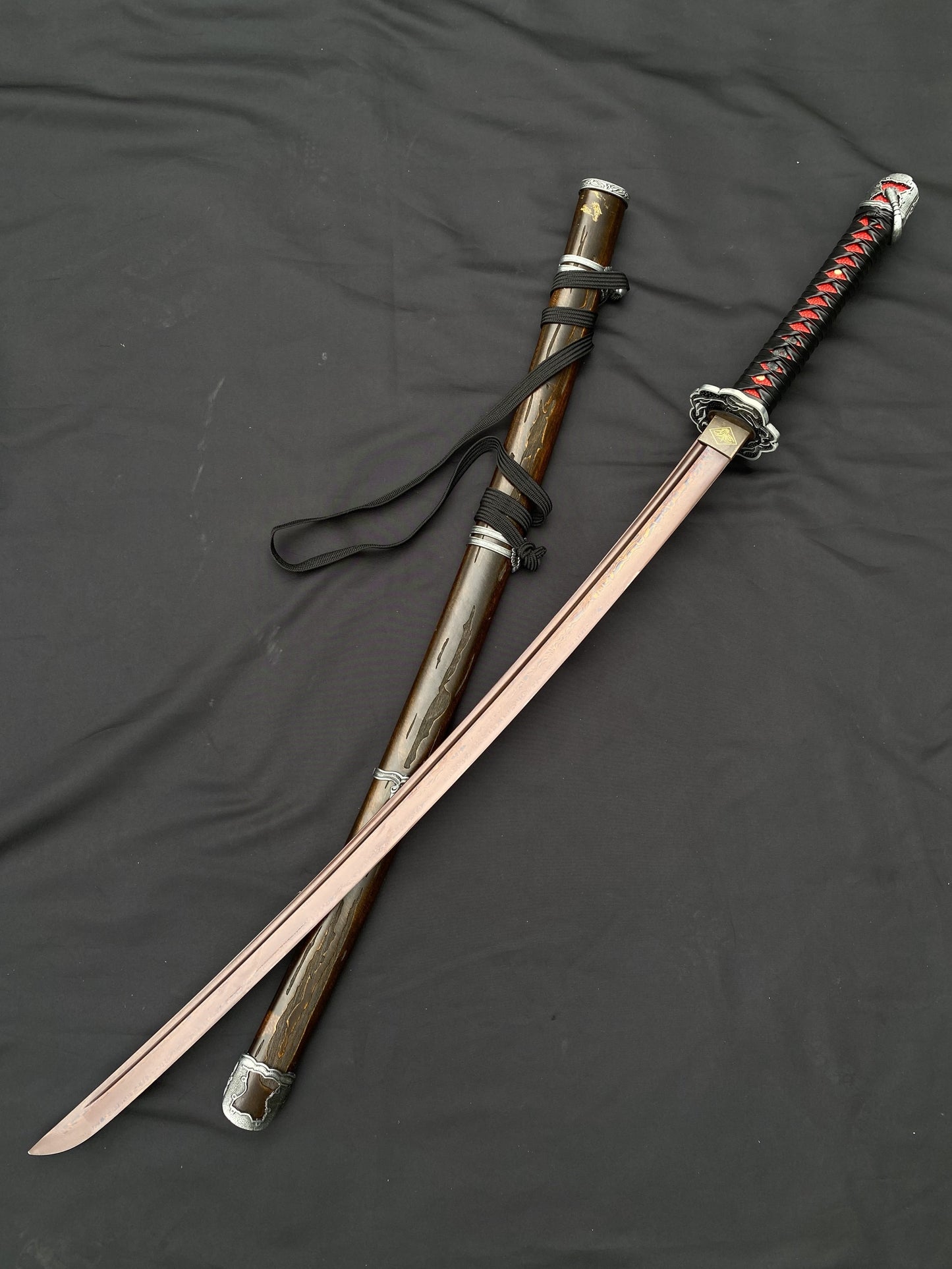 Life-Size Damascus Steel Gracious Gift of Tears Katana