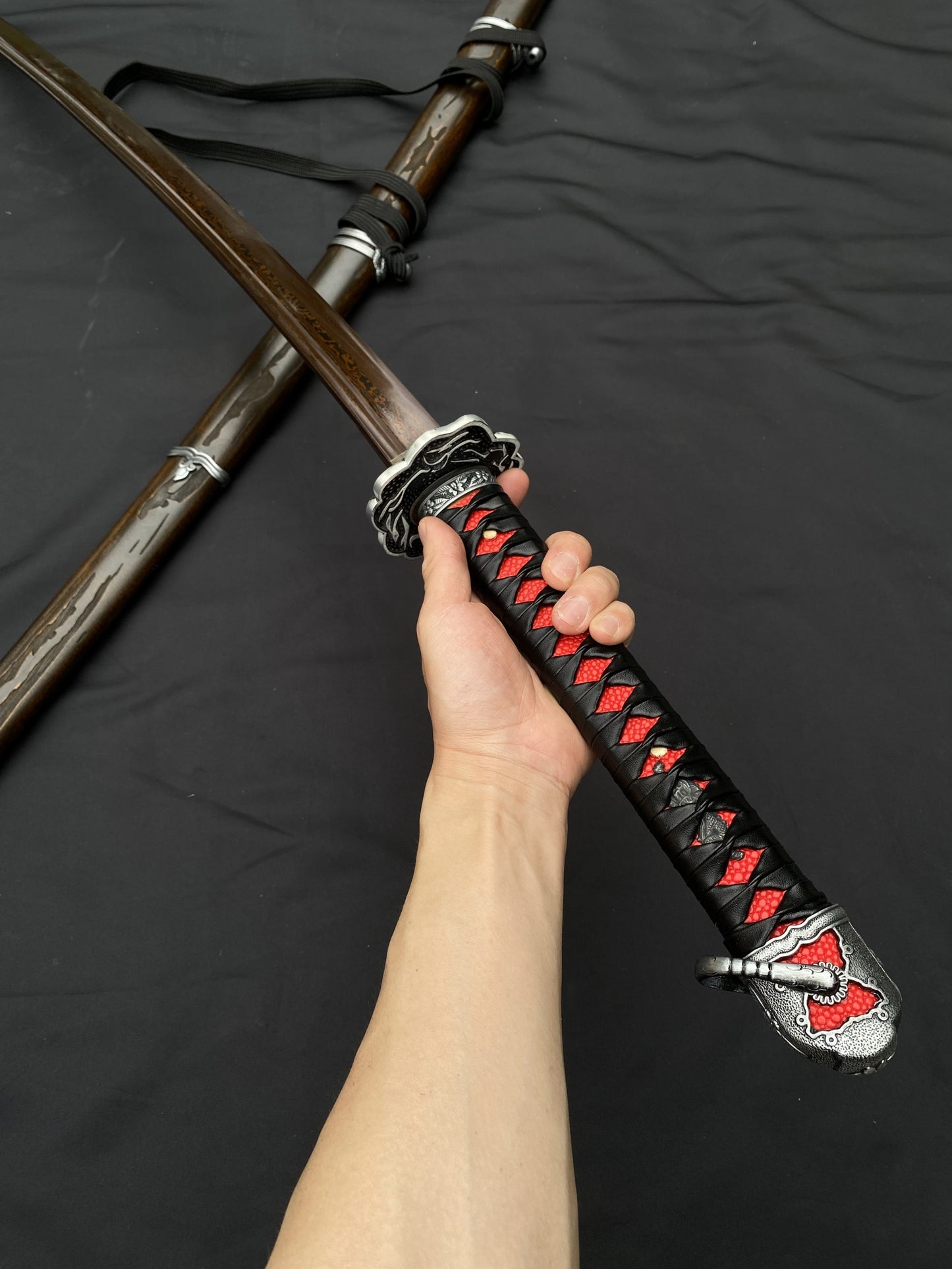 Life-Size Damascus Steel Gracious Gift of Tears Katana
