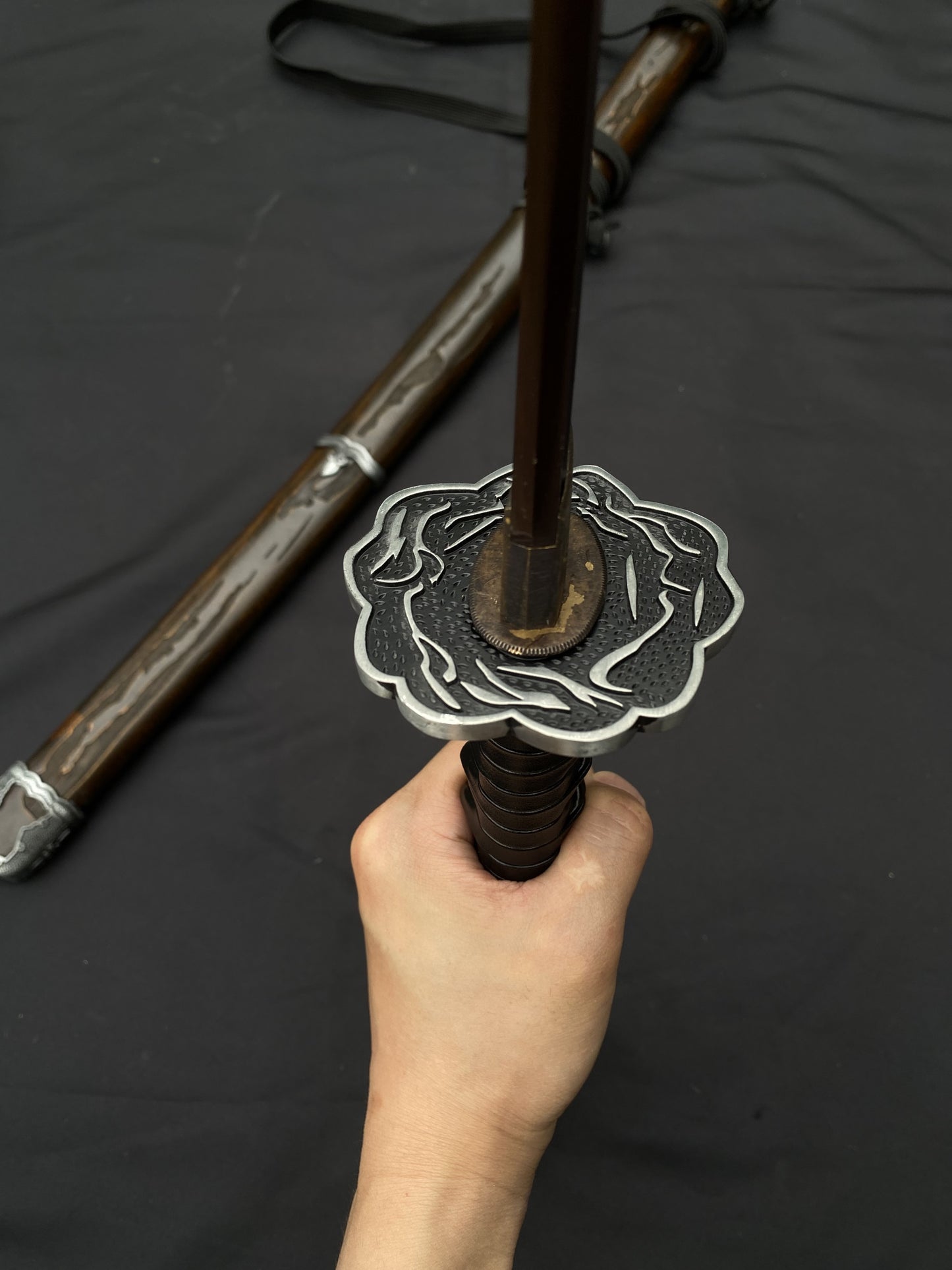 Life-Size Damascus Steel Gracious Gift of Tears Katana