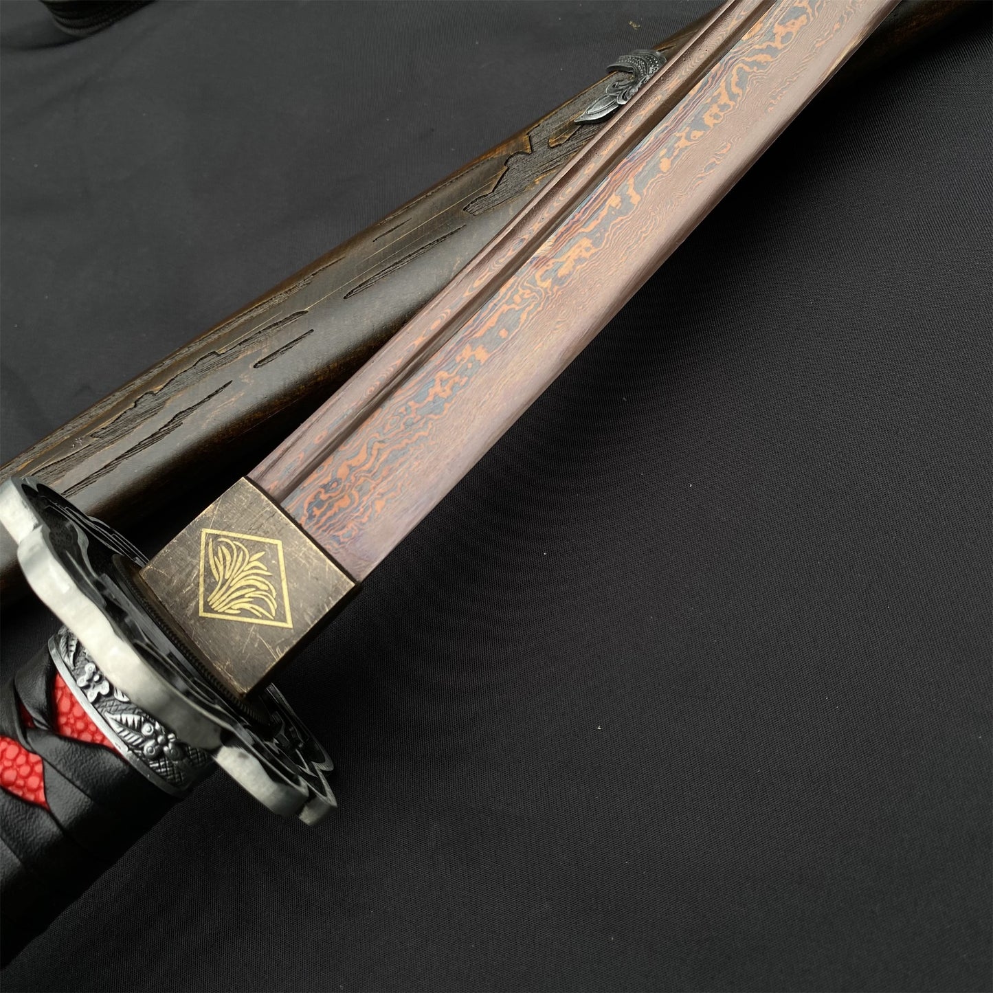 Life-Size Damascus Steel Gracious Gift of Tears Katana