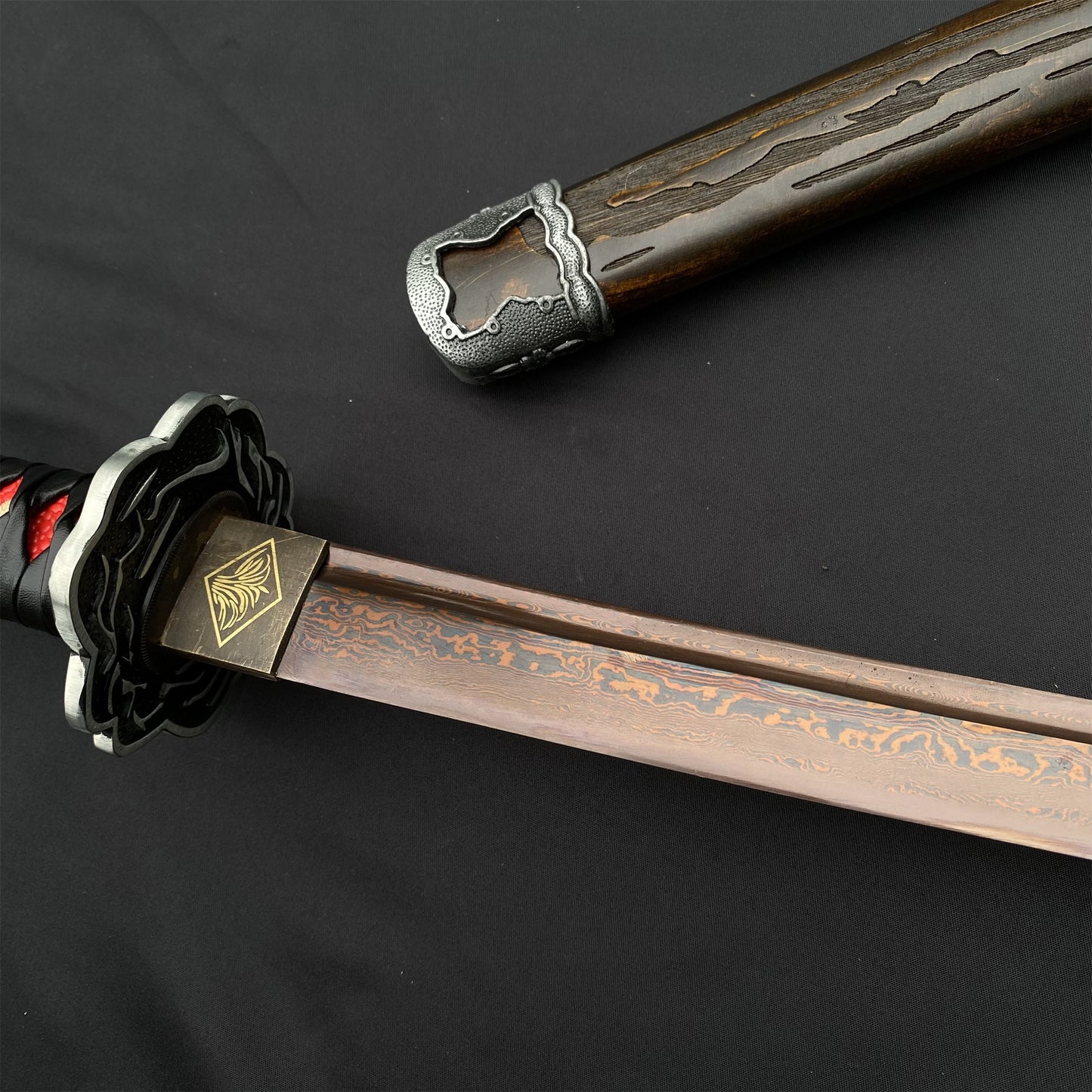 Life-Size Damascus Steel Gracious Gift of Tears Katana