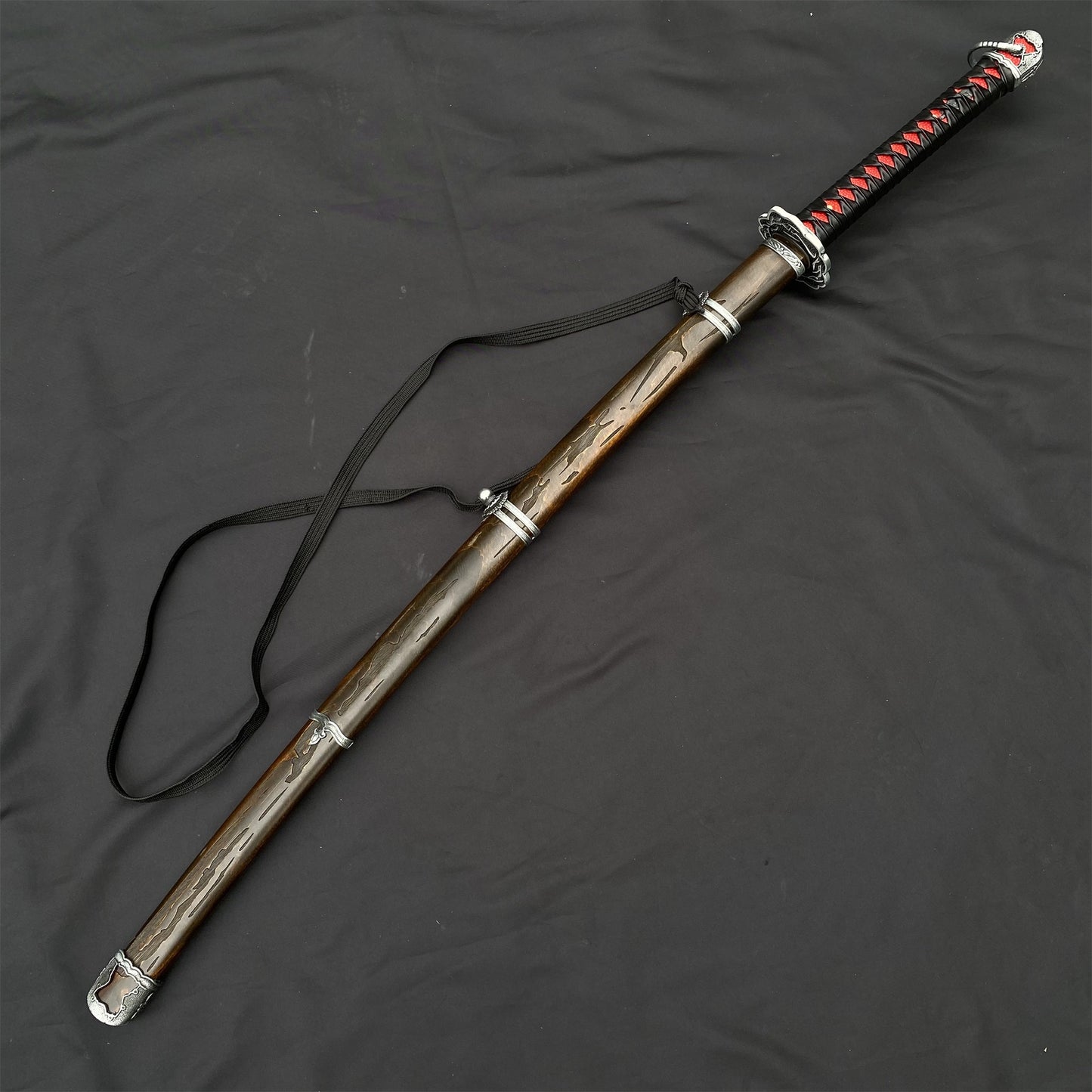 Life-Size Damascus Steel Gracious Gift of Tears Katana