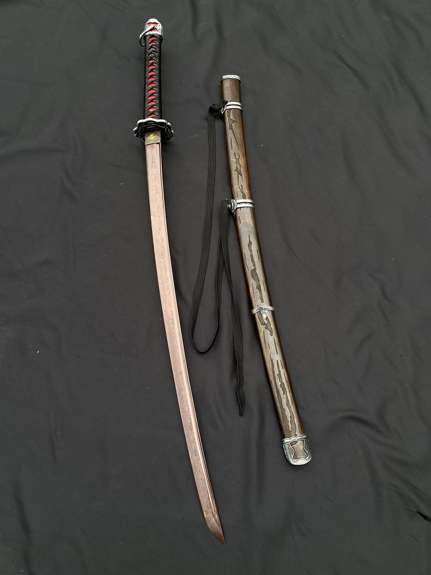 Life-Size Damascus Steel Gracious Gift of Tears Katana