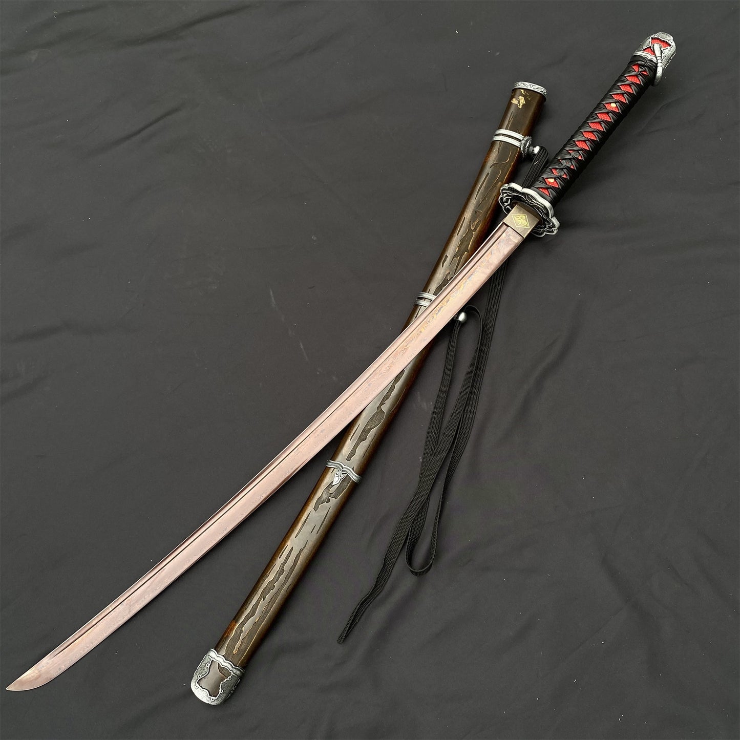 Life-Size Damascus Steel Gracious Gift of Tears Katana