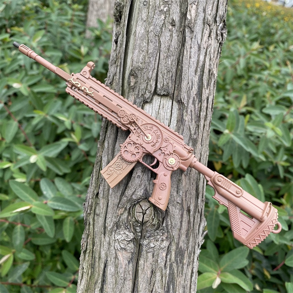 Steampunk HK416 Miniature Metal Gun 21CM/8.3"