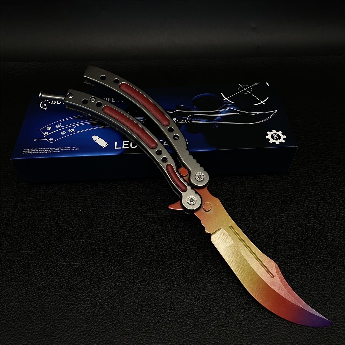 Global Offensive Game Butterfly Knife Trainer Replica New Package