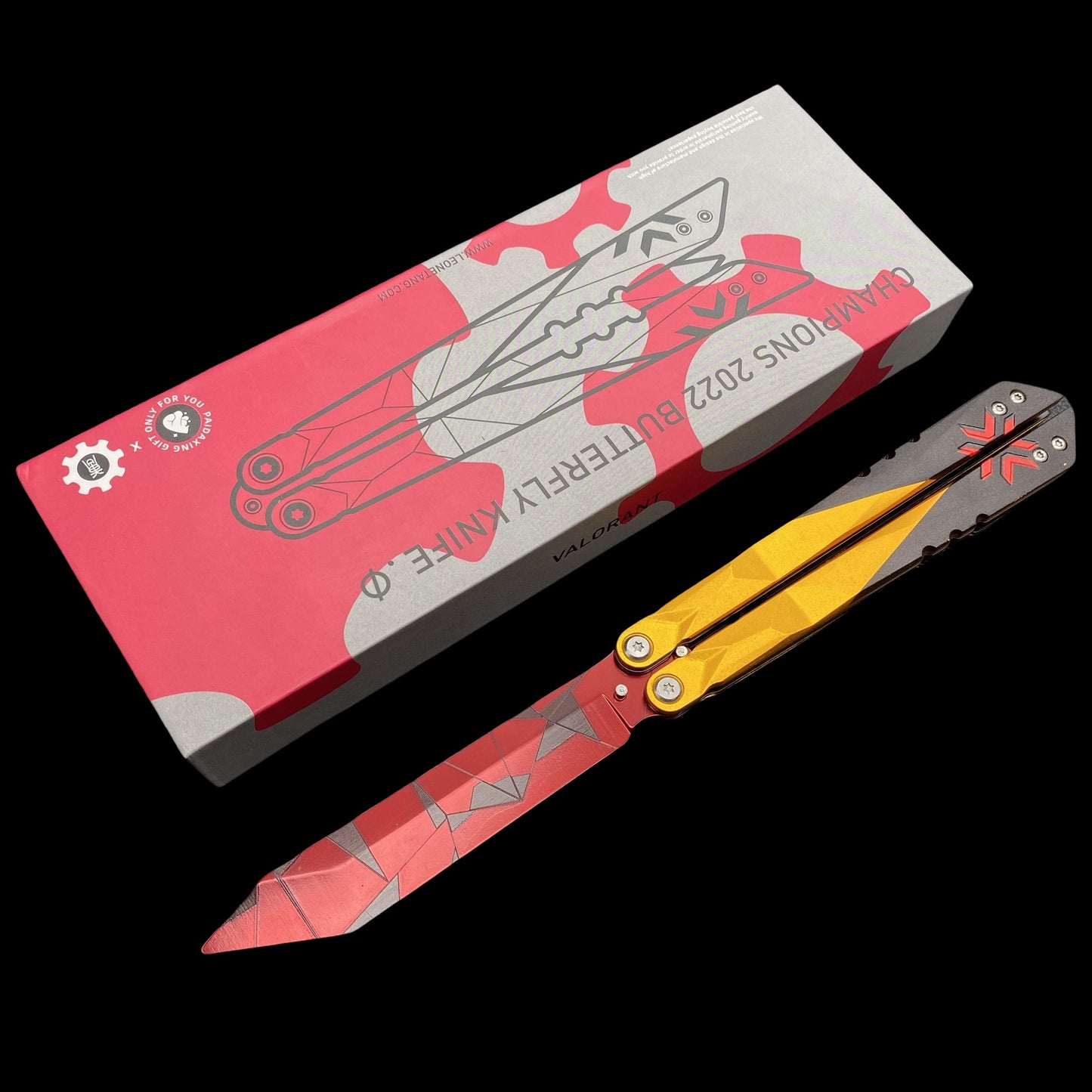 Best Quality Game Butterfly Knife IRL Game Balisong For Collection