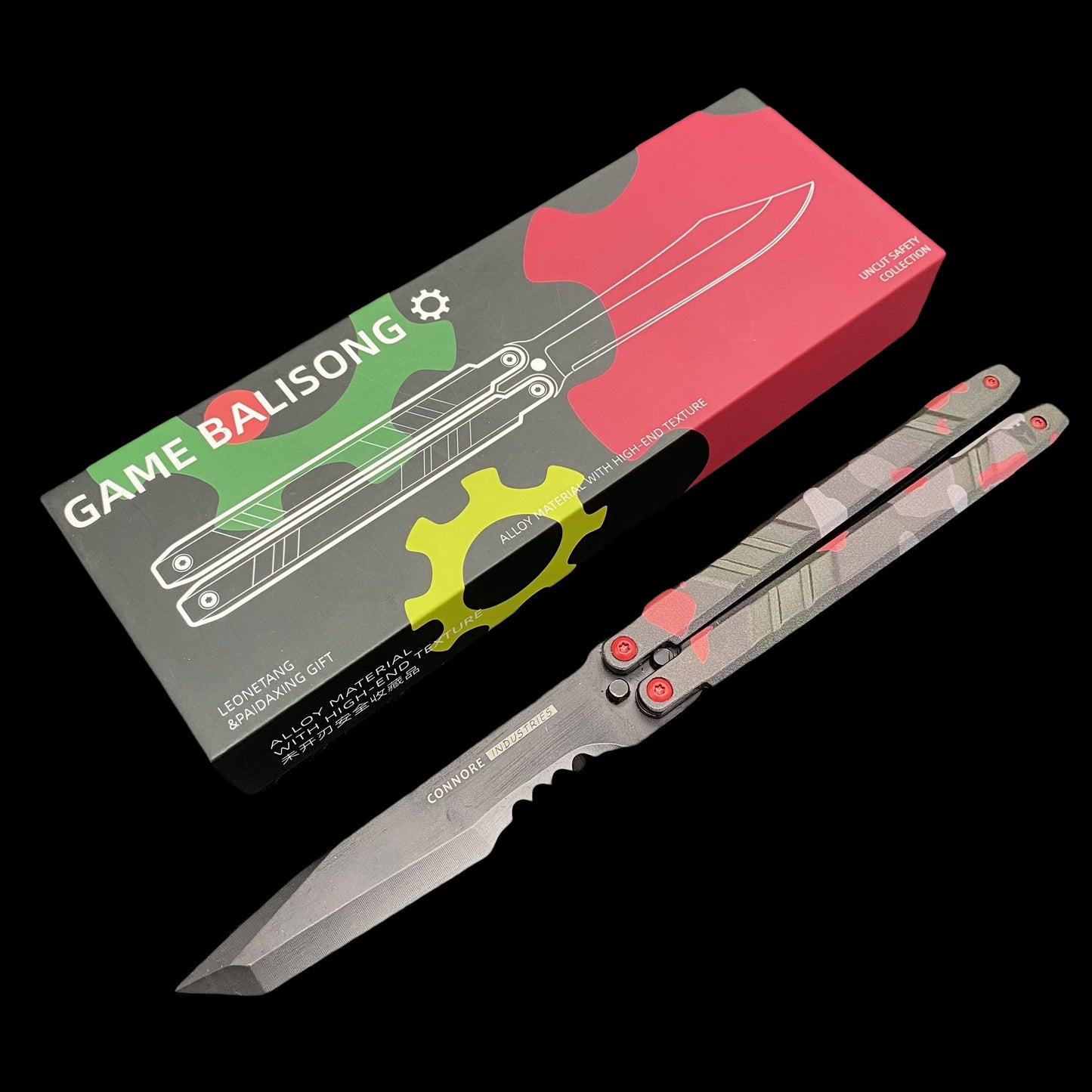 Best Quality Game Butterfly Knife IRL Game Balisong For Collection