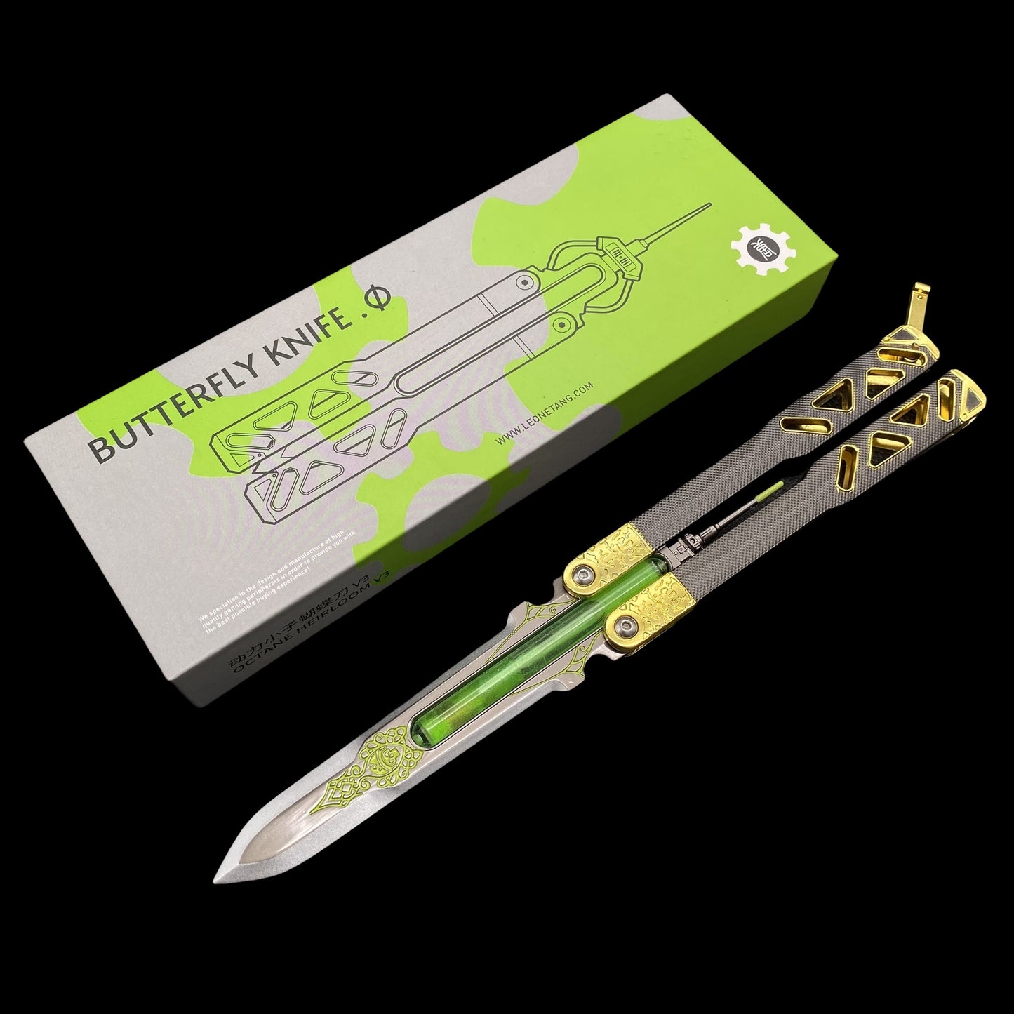 Best Quality Game Butterfly Knife IRL Game Balisong For Collection
