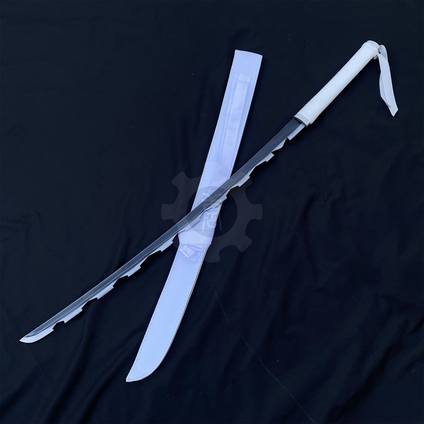 IRL Inosuke Duo Nichirin Sword Anime Katana Carbon Steel Version