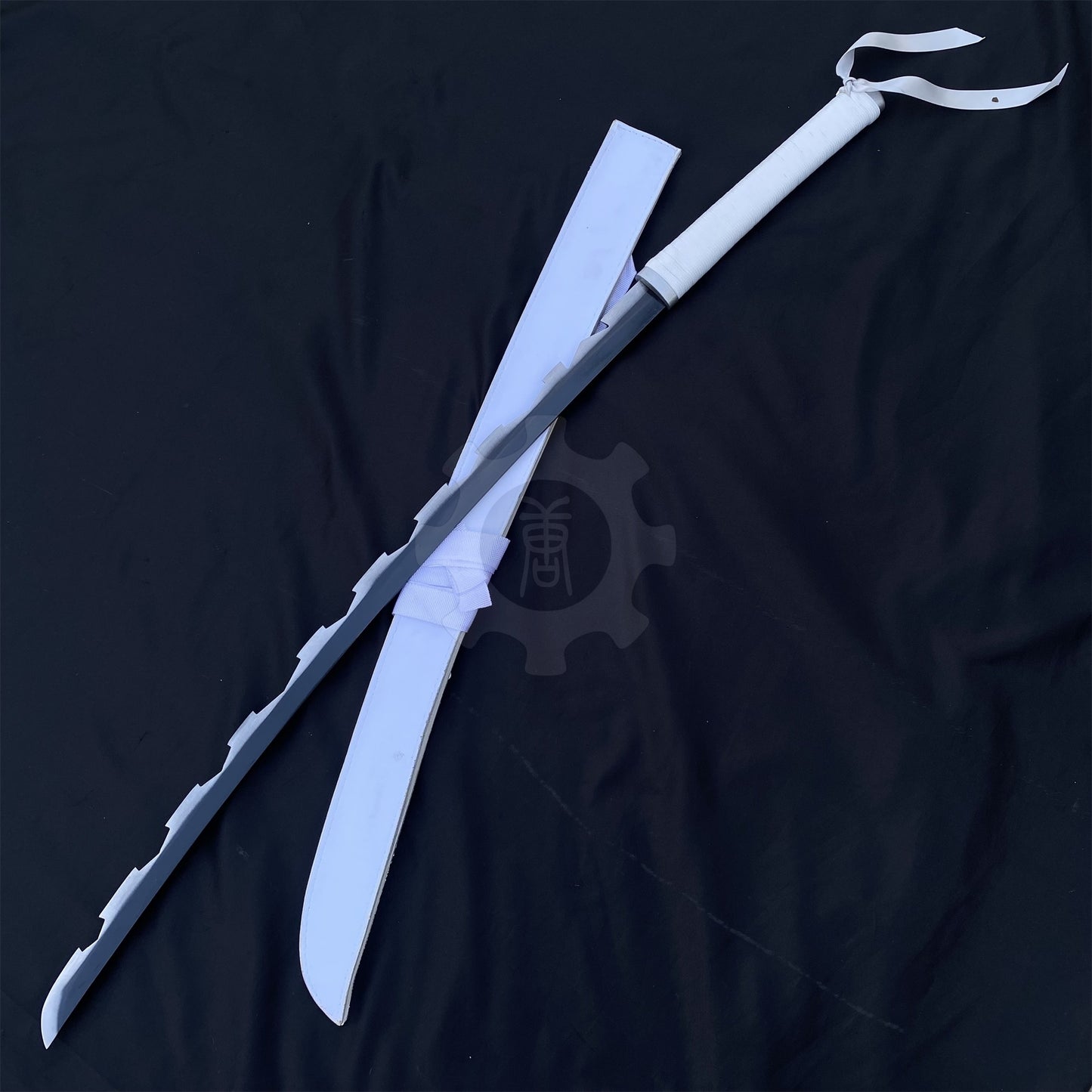 IRL Inosuke Duo Nichirin Sword Anime Katana Carbon Steel Version