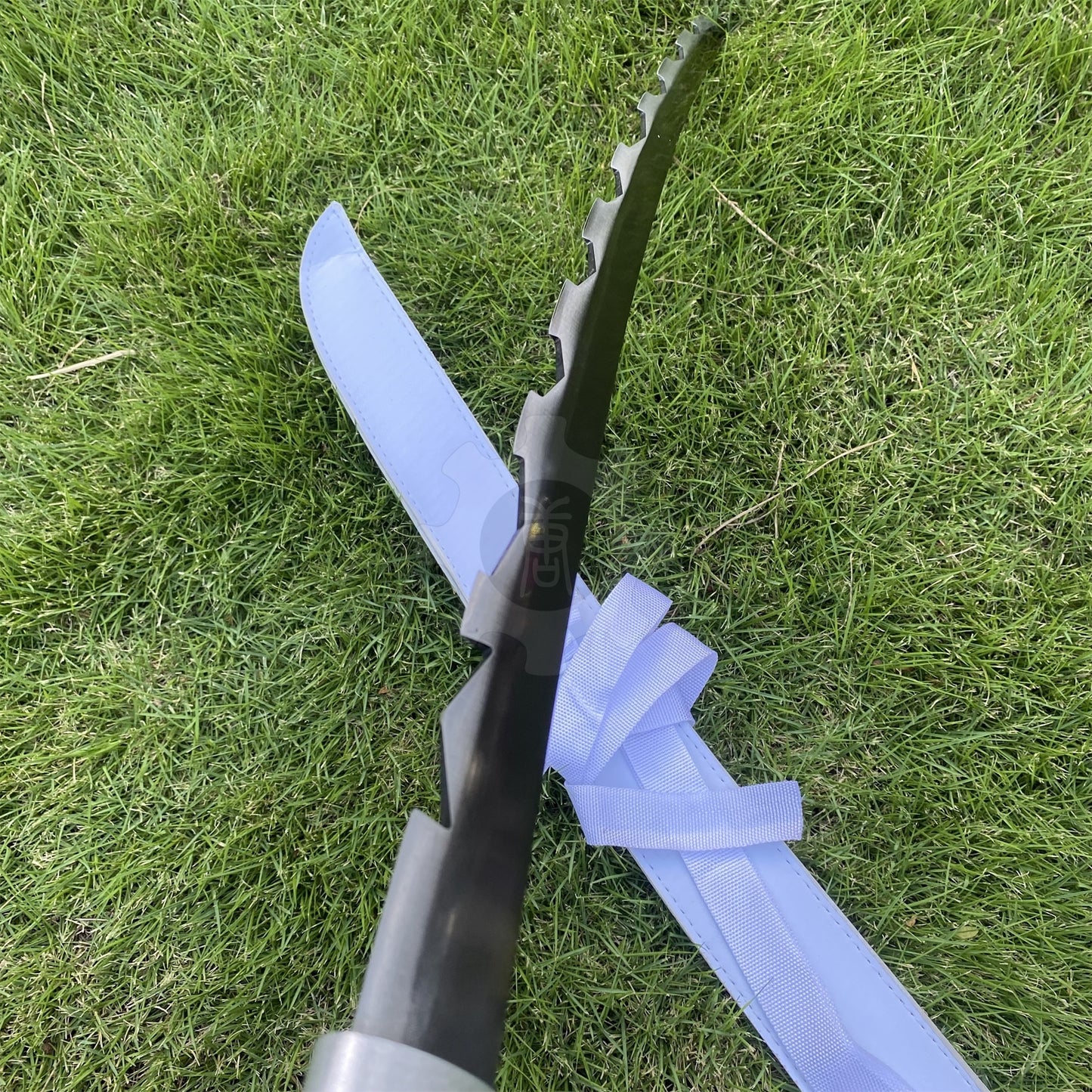 IRL Inosuke Duo Nichirin Sword Anime Katana Carbon Steel Version