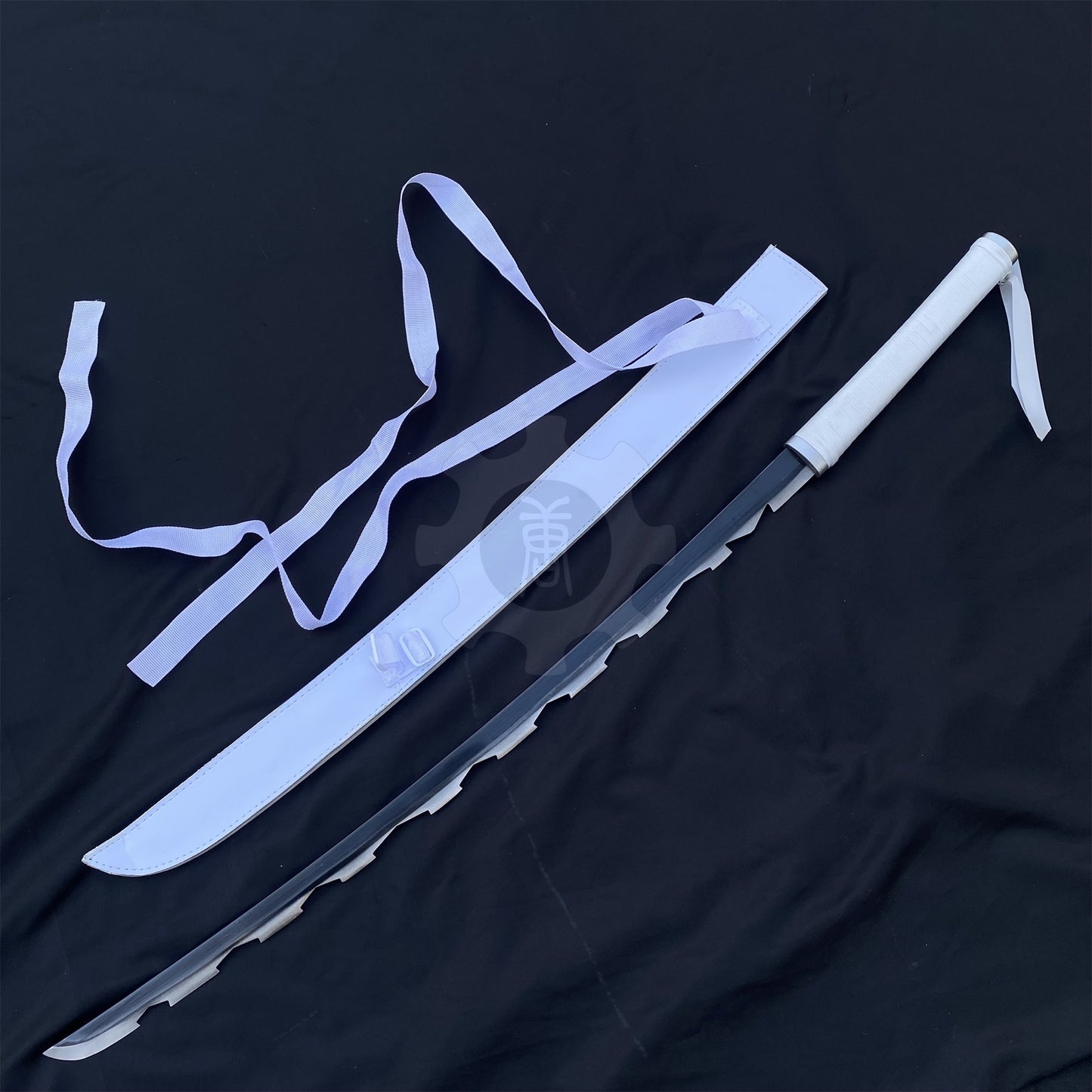 IRL Inosuke Duo Nichirin Sword Anime Katana Carbon Steel Version