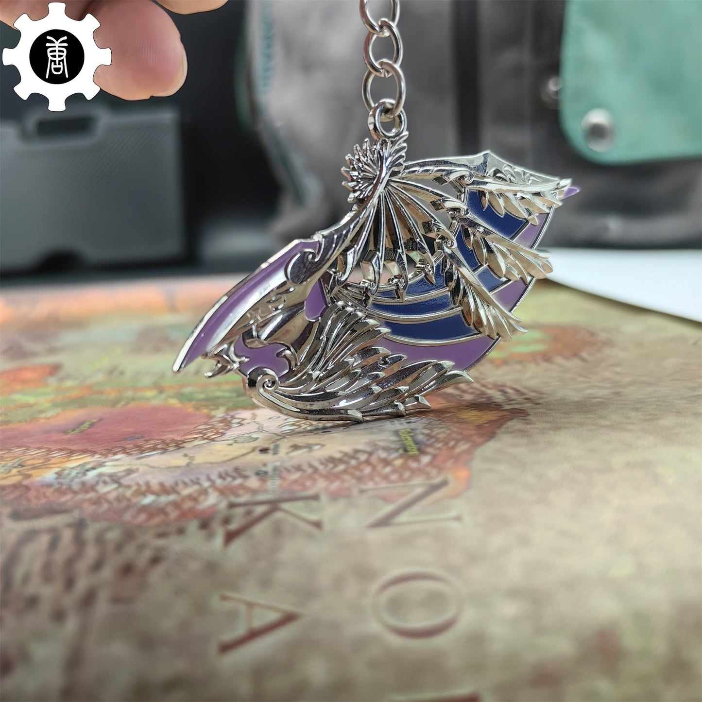 Val Ignite Fan Keychain Backpack Pendant