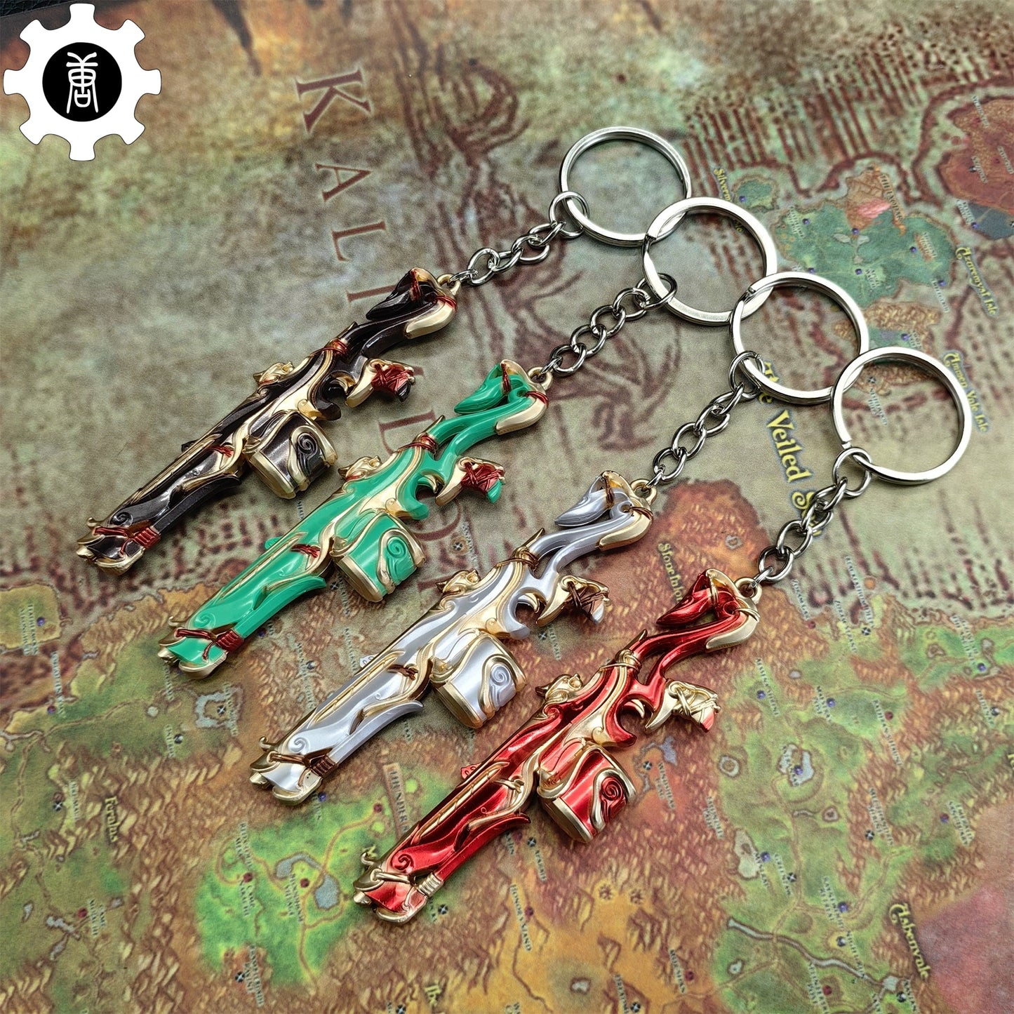 Metal Imperium Judge Gun Tiny Keychain Pendant