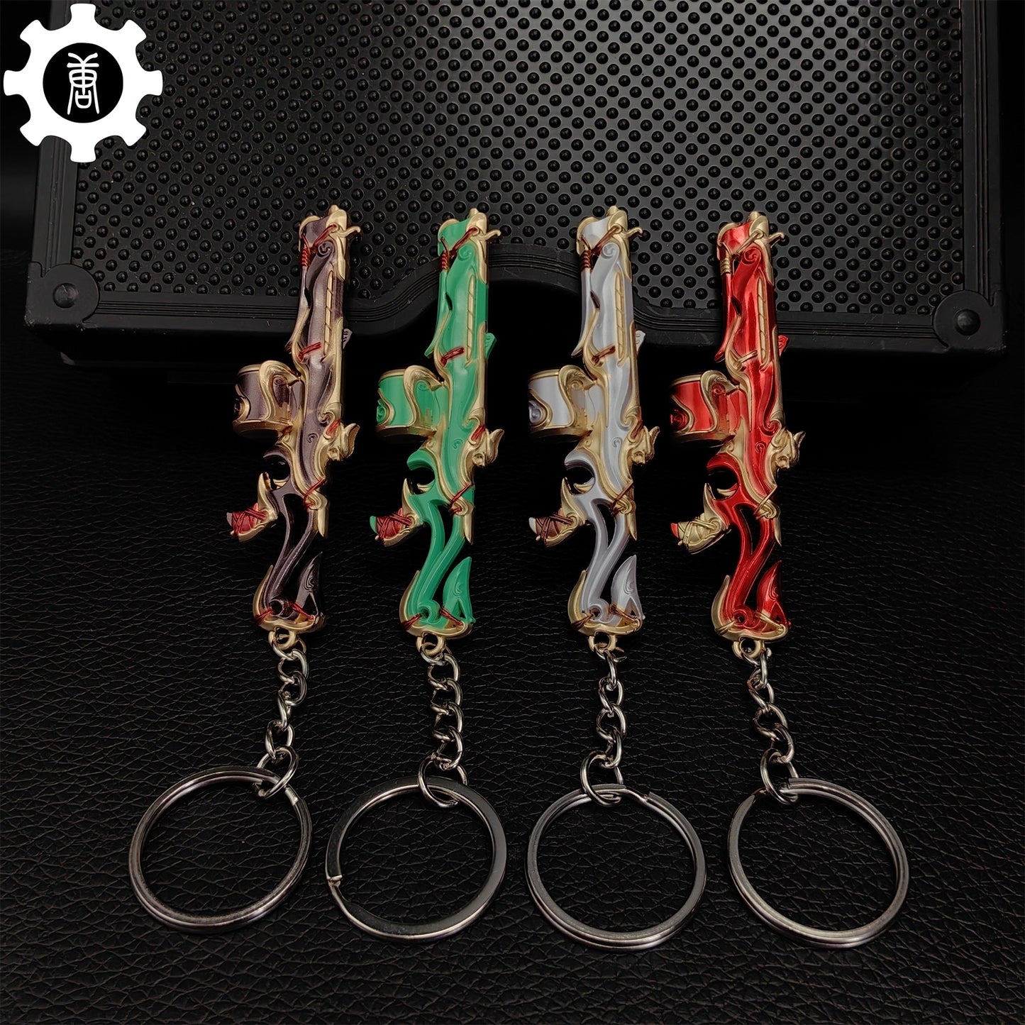 Metal Imperium Judge Gun Tiny Keychain Pendant