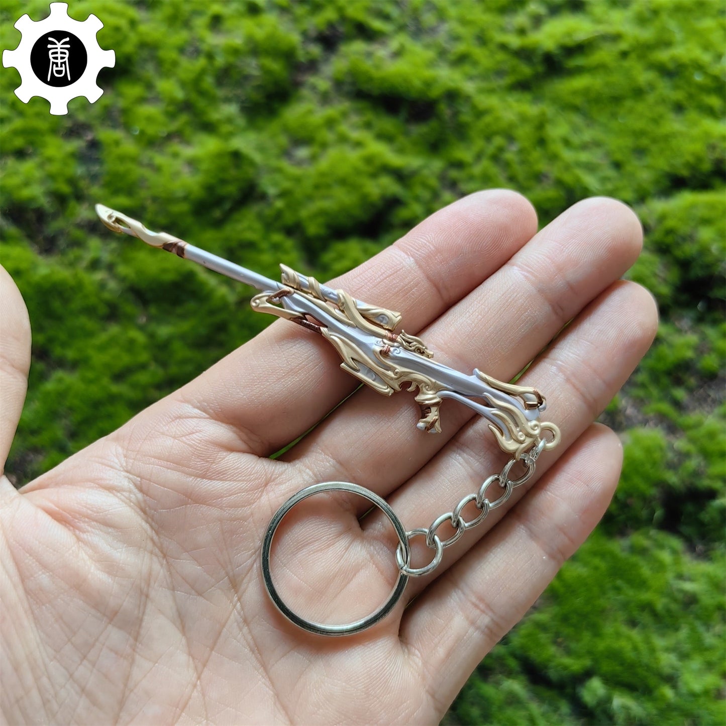 Metal Imperium Operator Gun Tiny Keychain Pendant 4 Colors Option