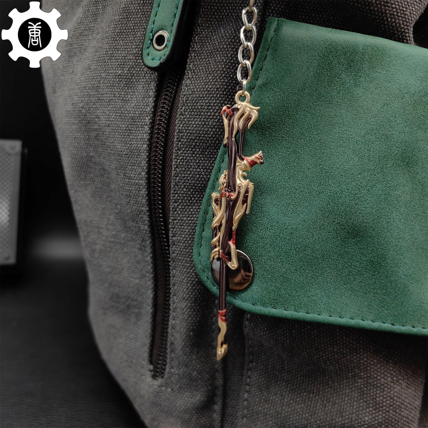 Metal Imperium Operator Gun Tiny Keychain Pendant 4 Colors Option