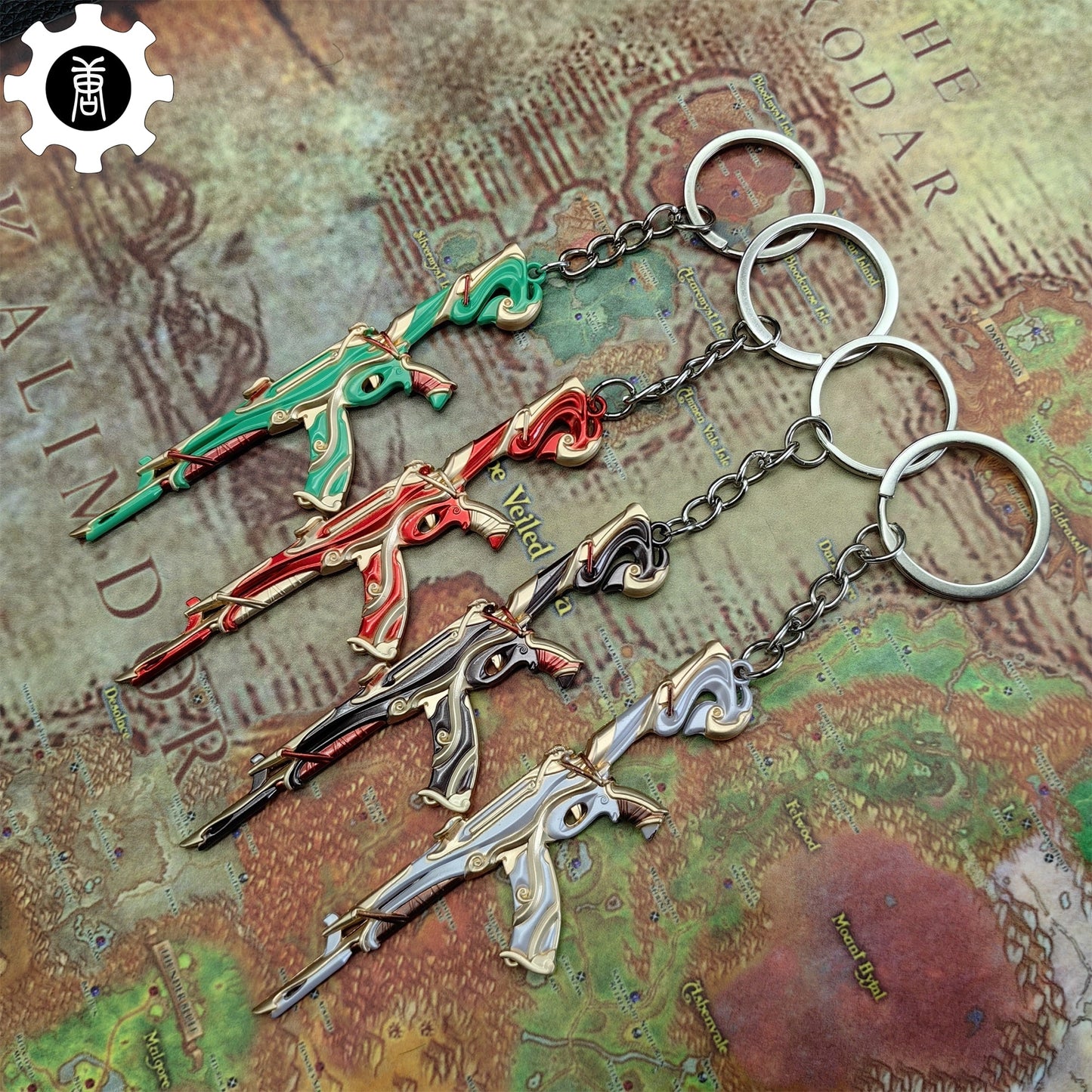 Metal Imperium Vandal Gun Tiny Keychain Pendant
