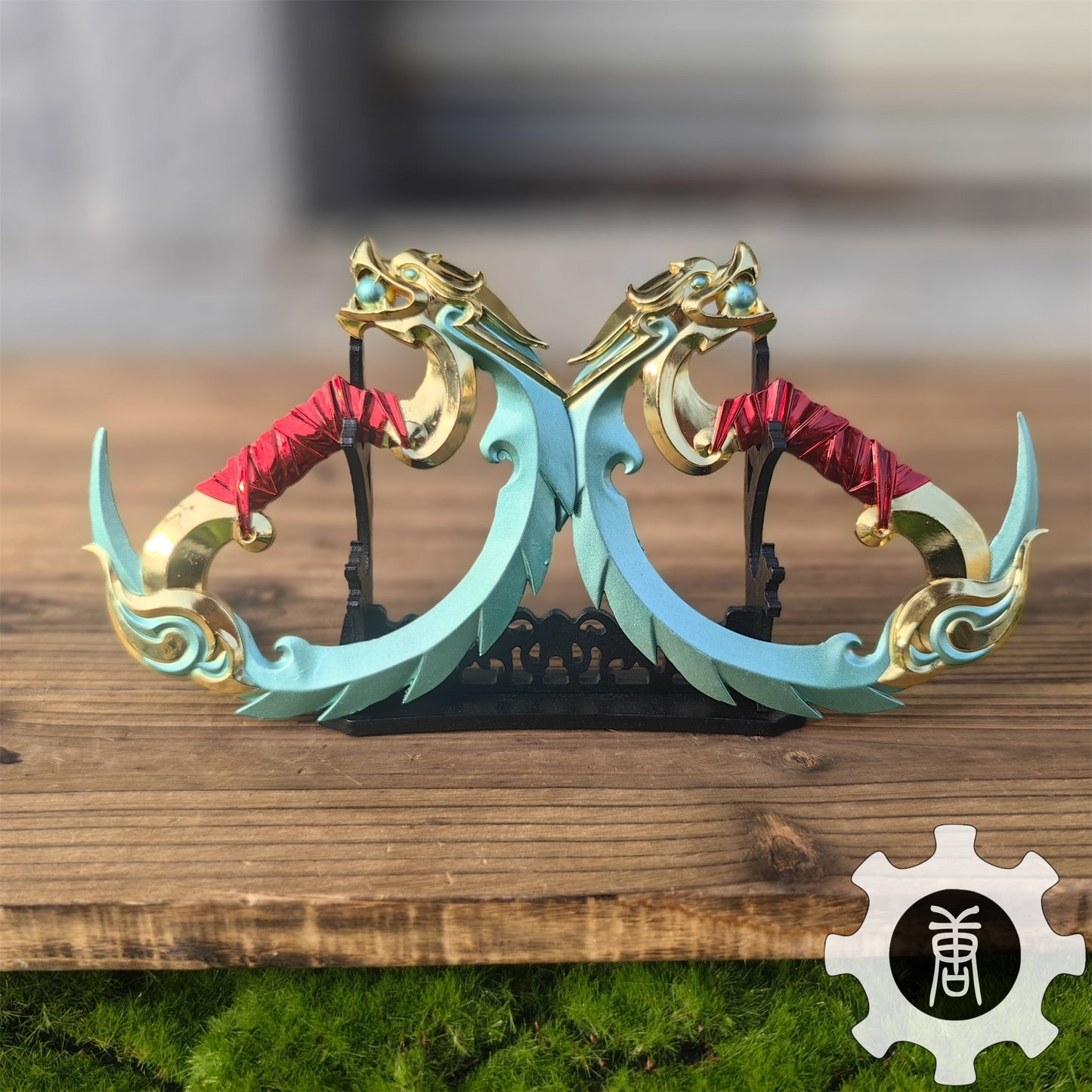 Metal 4 Color Blades Of Imperium Blunt Blade Replica Model