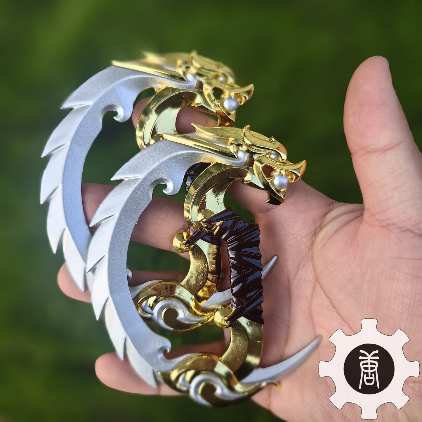 Metal 4 Color Blades Of Imperium Blunt Blade Replica Model