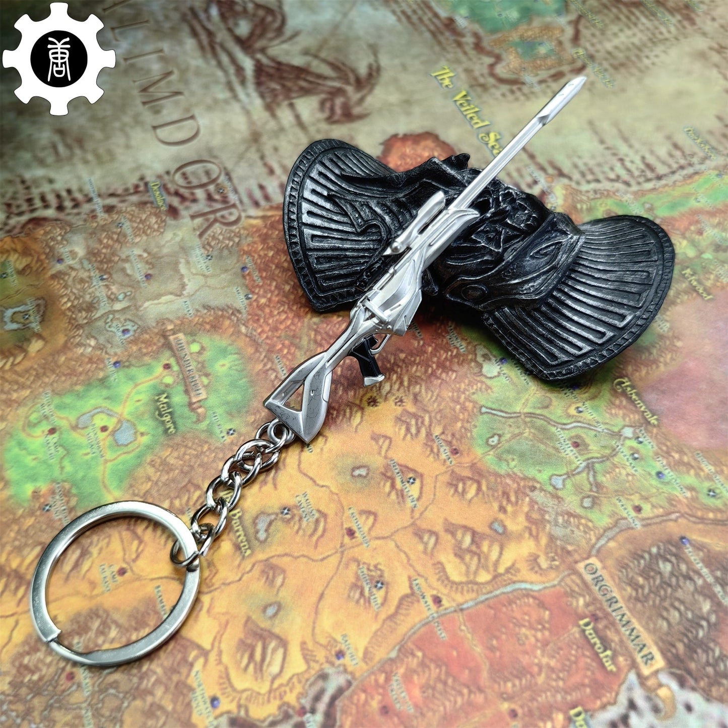 Mini Ion Operator Gun Keychain Metal Pendant
