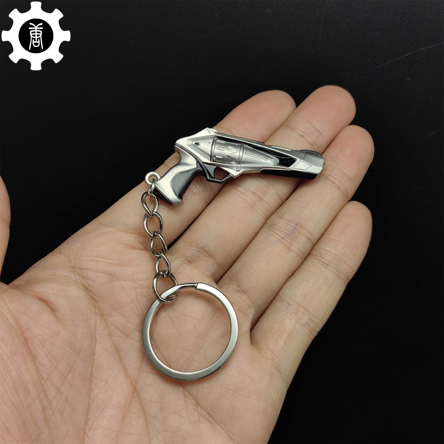 Mini Ion Sheriff Gun Metal Keychain